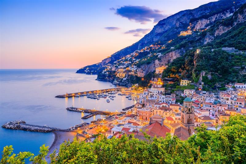 Waktu terbaik untuk mengunjungi Pantai Amalfi