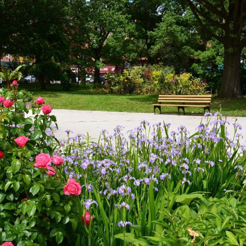 Kebun raya di Queens (NYC) dekat Flushing