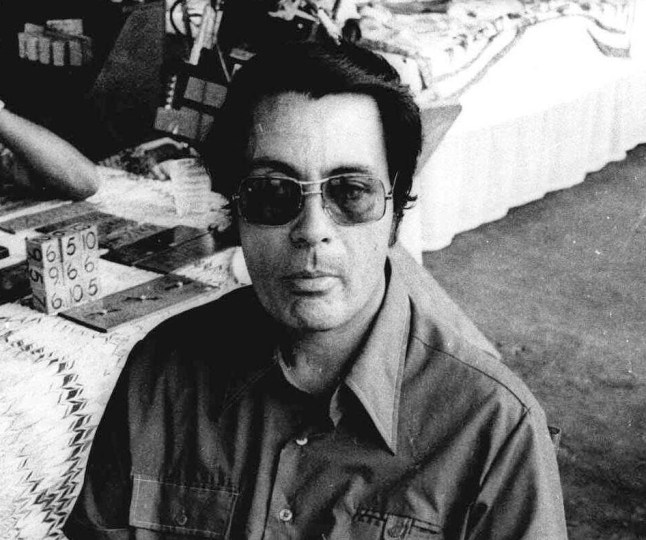Jim Jones, pendiri sekte Kuil Rakyat, digambarkan dalam foto November 1978 di Jonestown, Guyana, tak lama sebelum pembunuhan lima anggota partai anggota Kongres Leo J. Ryan. (Foto AP/Penguji San Francisco)