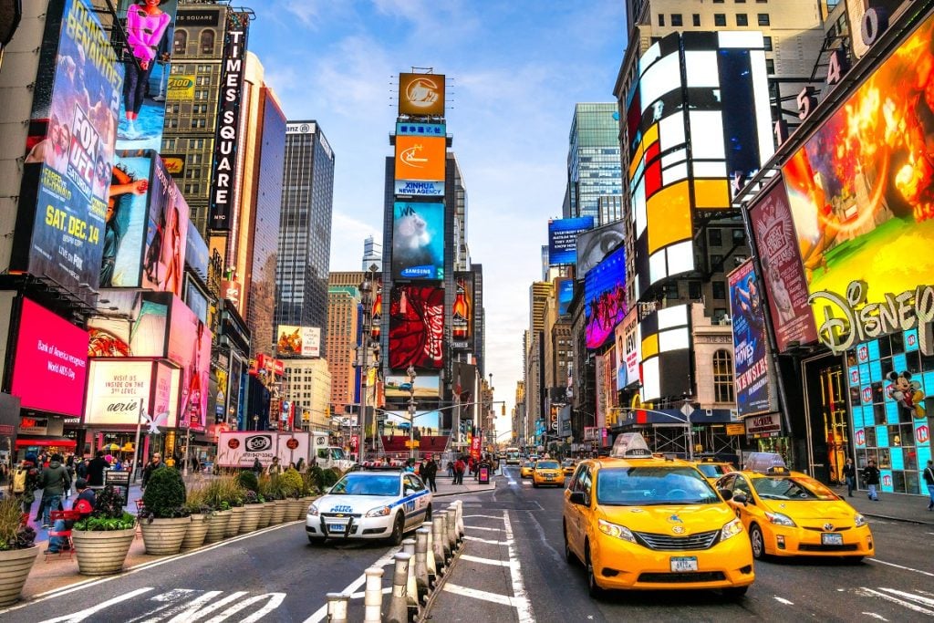 Times Square di Manhattan, New York