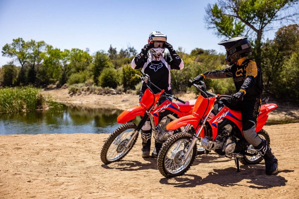 Honda memiliki banyak sepeda motor trail dalam inventarisnya
