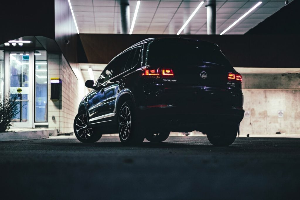 Tampak belakang VW Tiguan